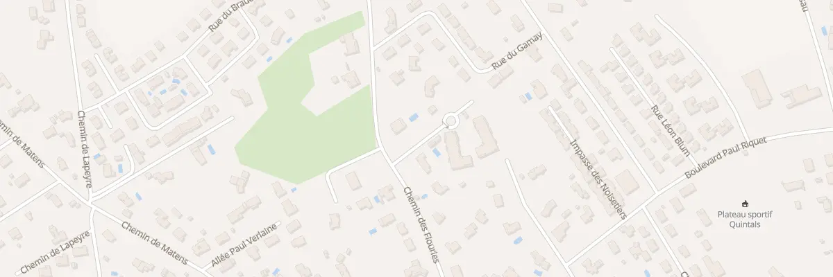 Plan du 64 Che des Flouriès à Gaillac