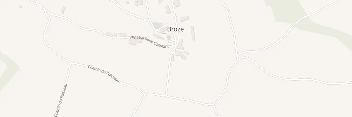 Plan du 1351 Rte du Village à Broze