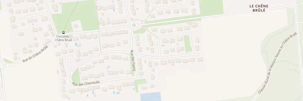 Plan du 46 Rue des Marcassins à Cercottes