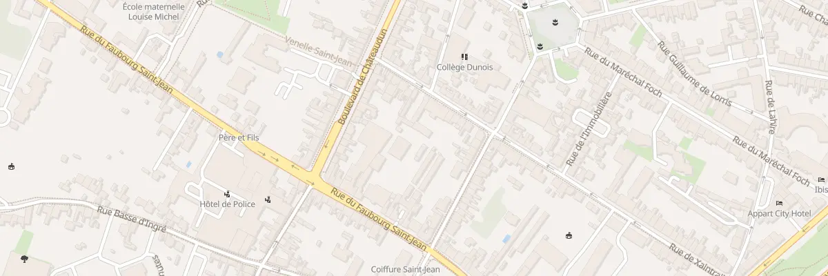 Plan du 45 Rue Xaintrailles à Orléans