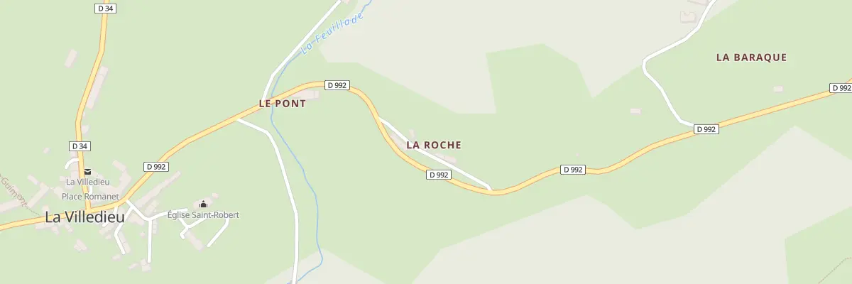 Plan du 5041 La Roche à La Villedieu