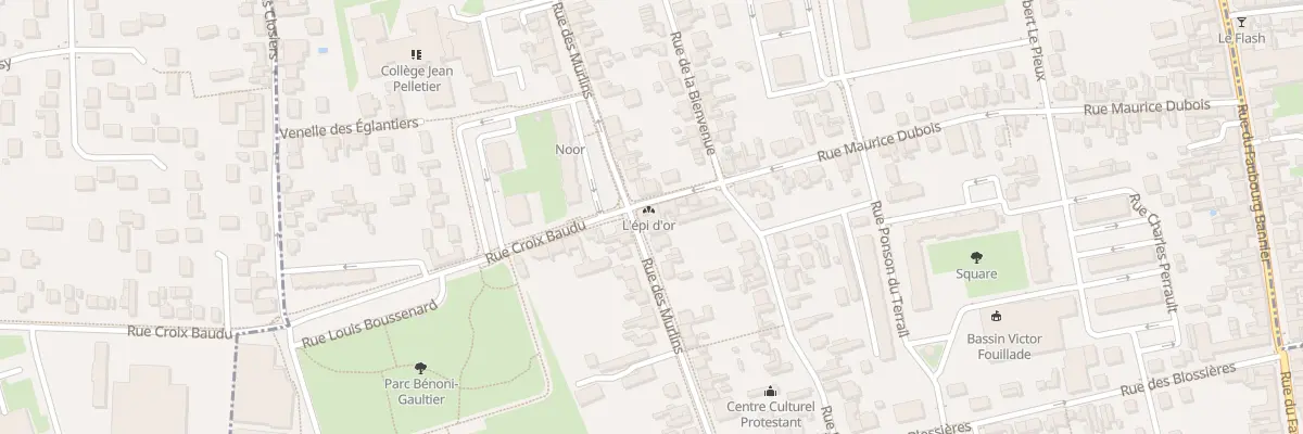 Plan du 188B Rue des Murlins à Orléans