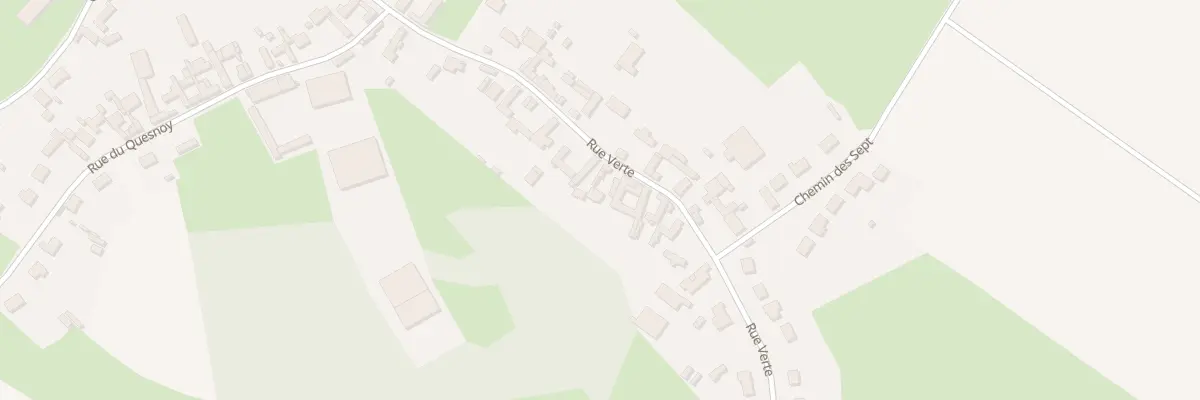 Plan du 414 Rue Verte à Vauchelles-les-Quesnoy