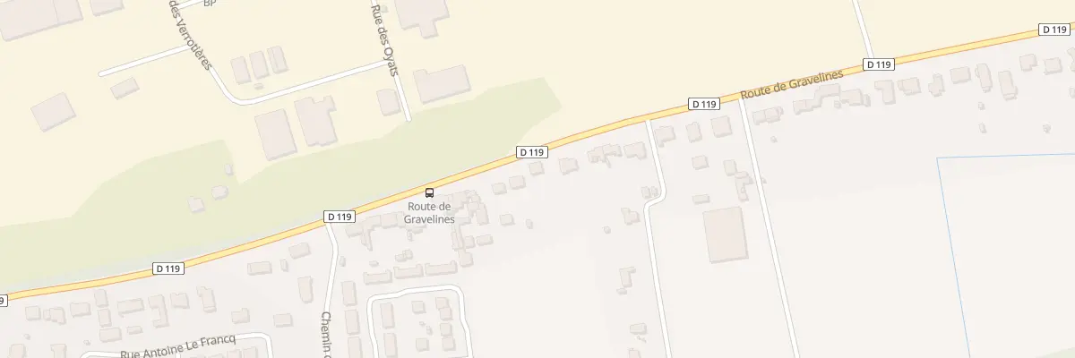 Plan du 186 Rte de Gravelines à Calais