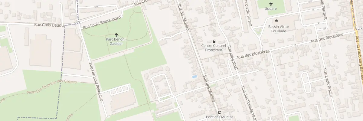 Plan du 189 Rue des Murlins à Orléans