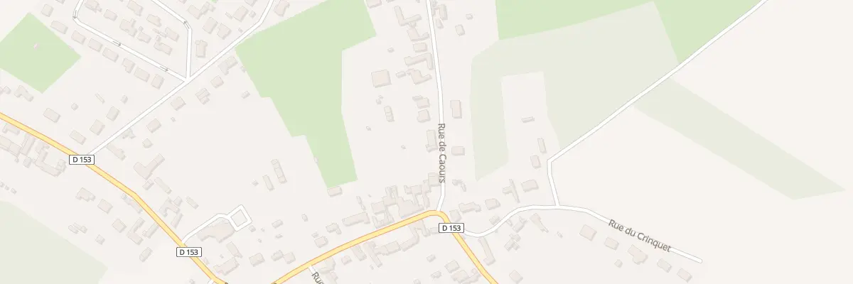 Plan du 75 Rue de Caours à Vauchelles-les-Quesnoy