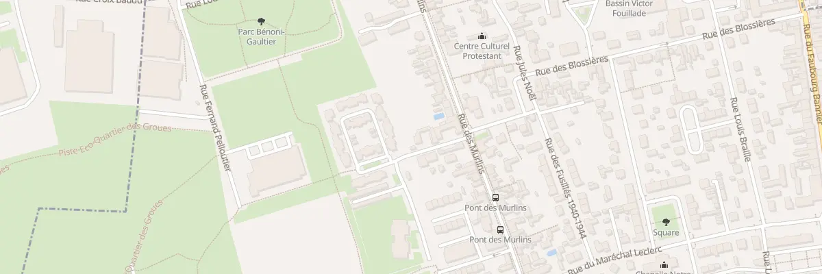 Plan du 6 Rue de la Poudrière à Orléans