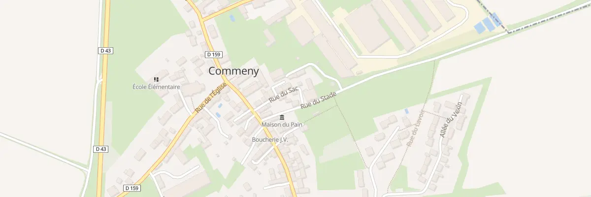 Plan du 5 Rue du Sac à Commeny