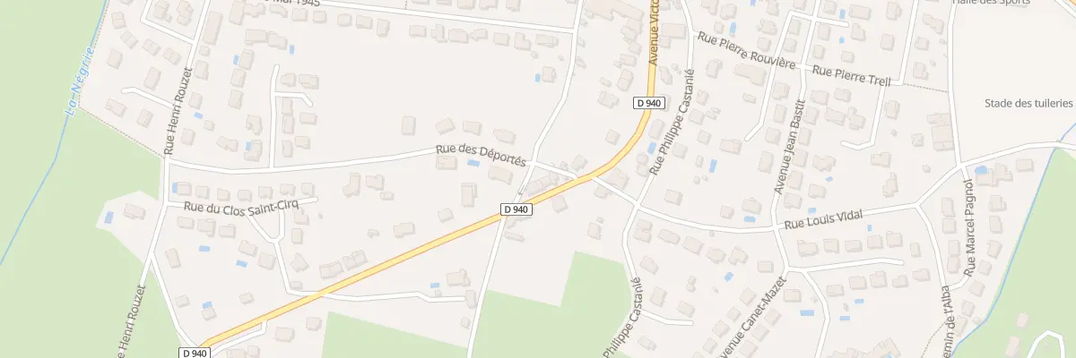 Plan du 538 Av Victor Hugo à Saint-Céré