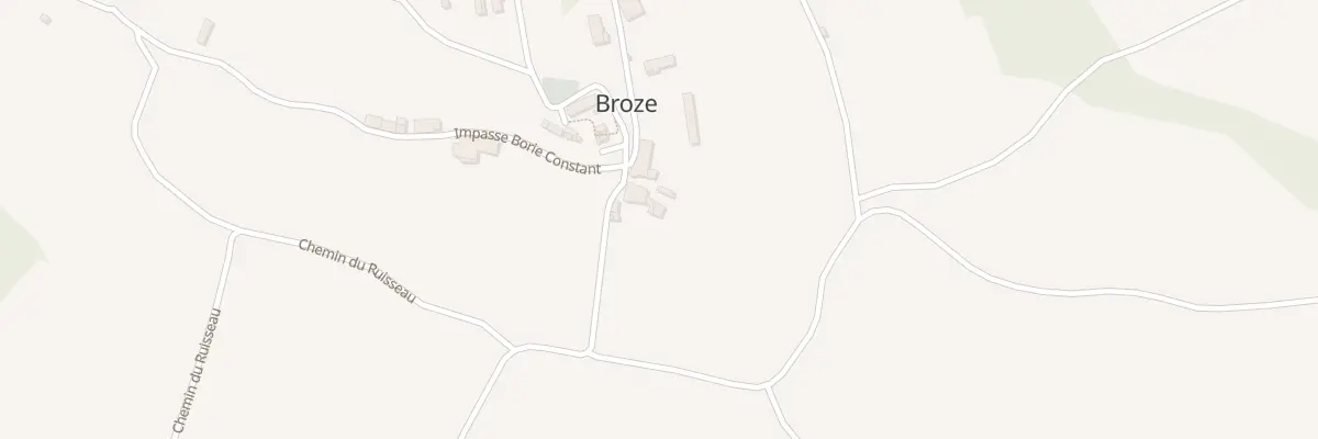 Plan du 5007 Broze Bas à Broze