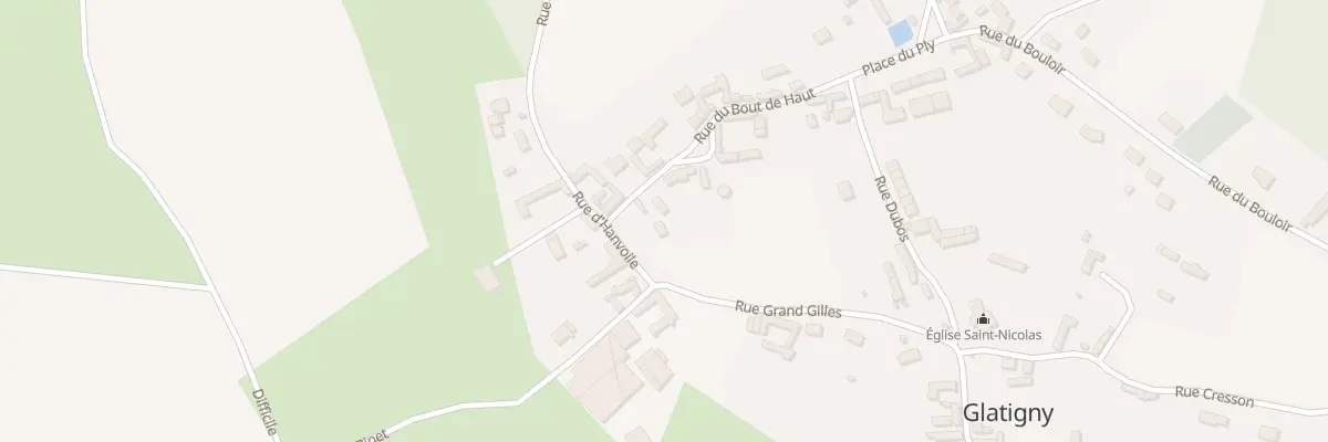 Plan du 7 Rue du Bout de Haut à Glatigny