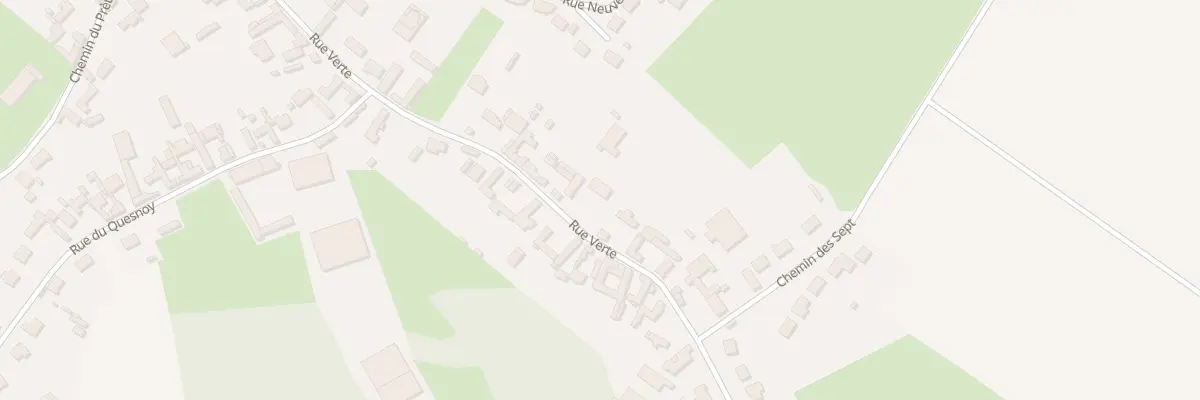 Plan du 383 Rue Verte à Vauchelles-les-Quesnoy