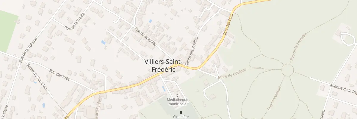 Plan du 4 Rue de la Vallée à Villiers-Saint-Frédéric