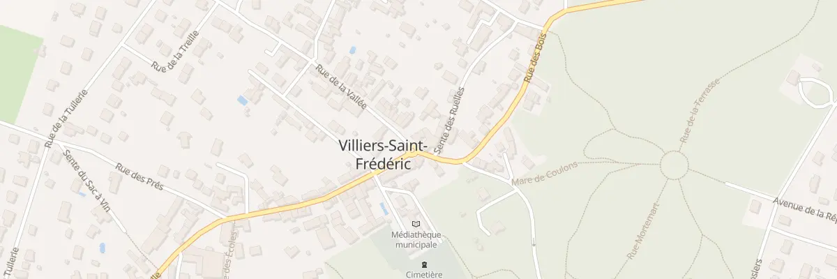 Plan du 4 Rue de la Vallée à Villiers-Saint-Frédéric
