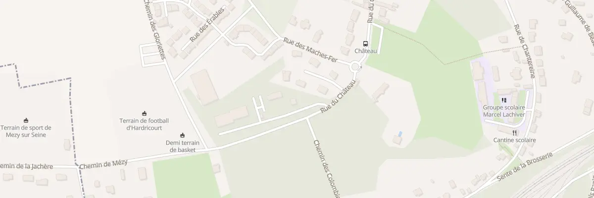 Plan du 26 Rue du Château à Hardricourt