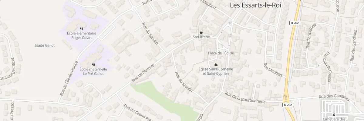 Plan du 10 Rue du Moulin aux Essarts-le-Roi