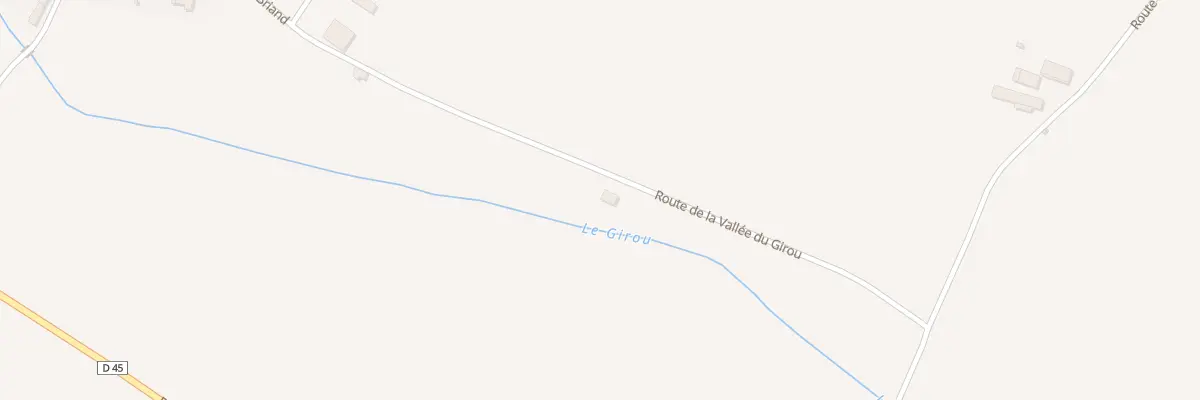 Plan du 236 Rte de la Vallée du Girou à Cuq-Toulza