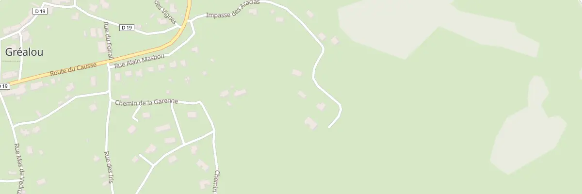 Plan du 5764F Pech de Laguarrigue à Gréalou