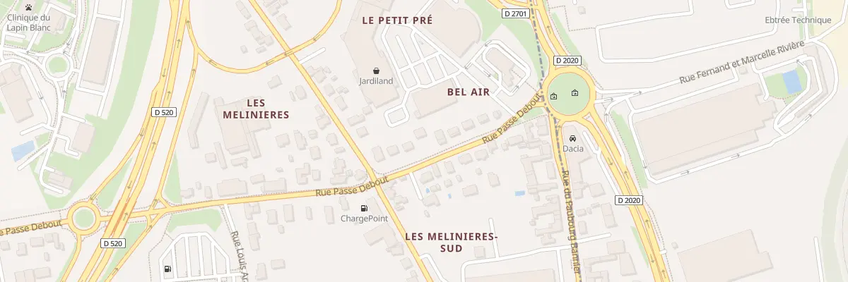 Plan du 150 Rue Passe Debout à Saran