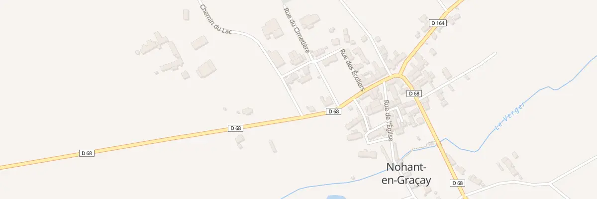 Plan du 16 Le Bourg à Nohant-en-Graçay