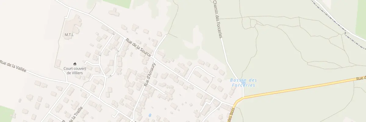 Plan du 1 Imp du Clos des Forceries à Villiers-Saint-Frédéric