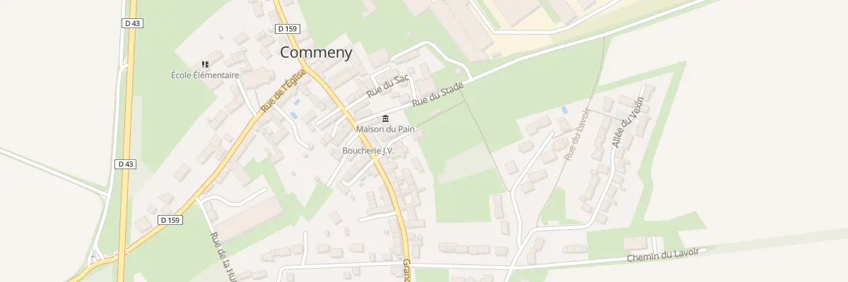 Plan du 25 Gr Grande Rue-Commeny à Commeny