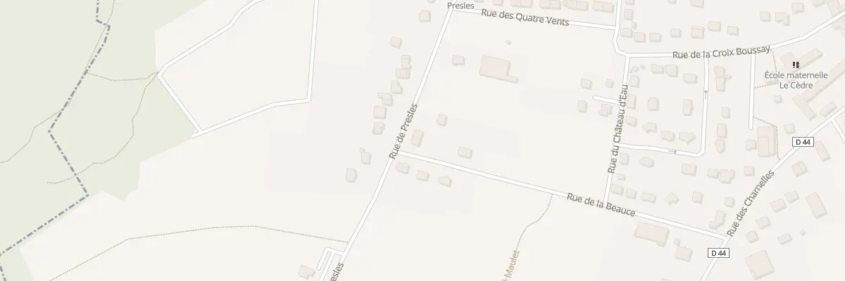 Plan du 5000 Rue de Presles à Bouafle