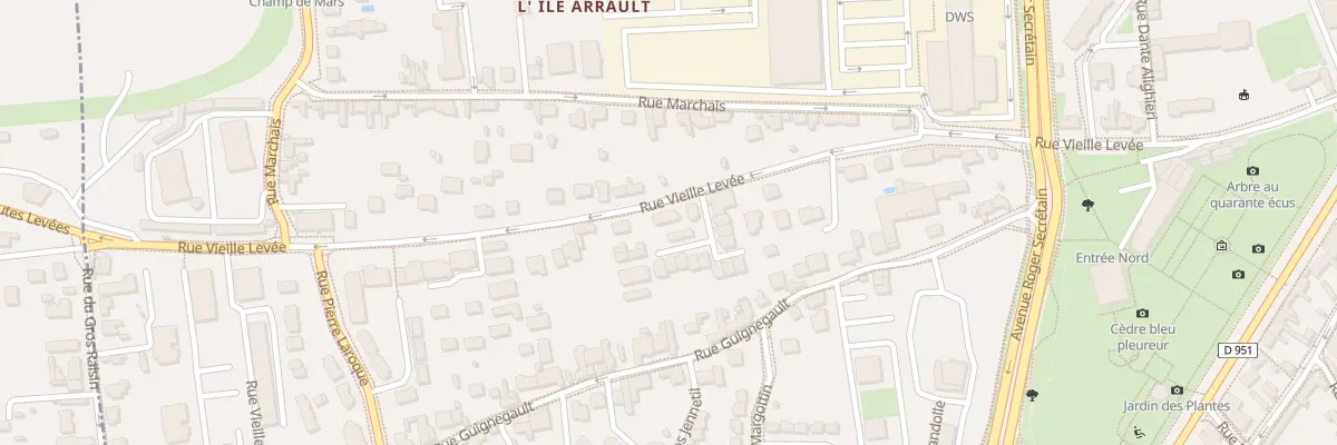 Plan du 65 Rue Vieille Levée à Orléans