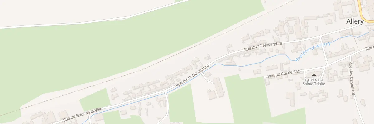 Plan du 330 Rue du Onze Novembre à Allery