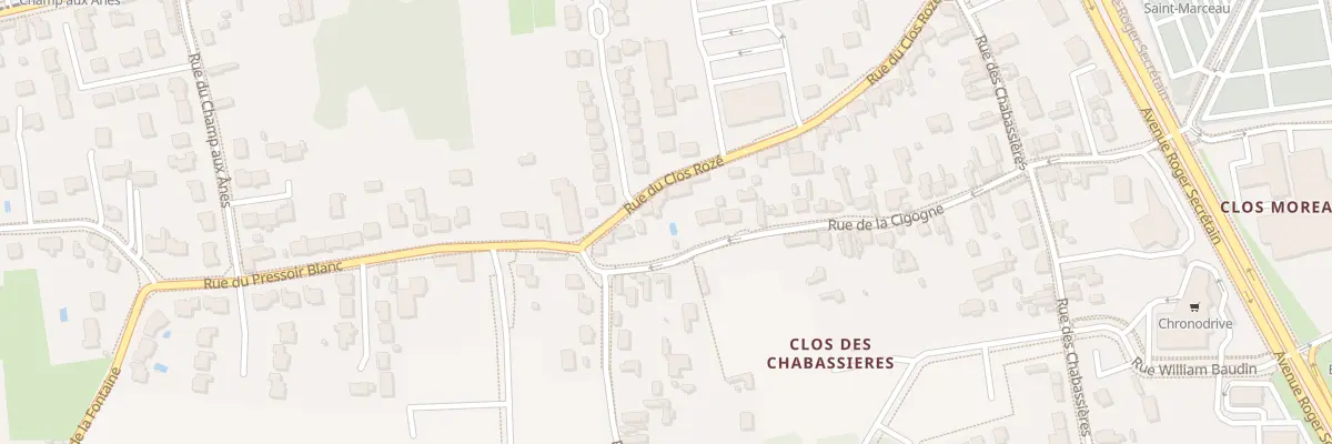 Plan du 37 Rue du Clos Rozé à Orléans