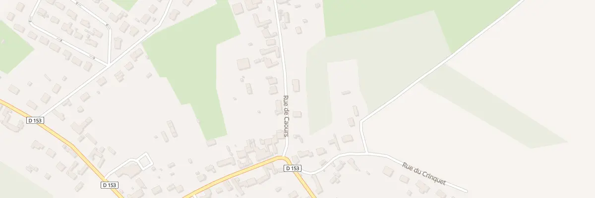 Plan du 54 Rue de Caours à Vauchelles-les-Quesnoy