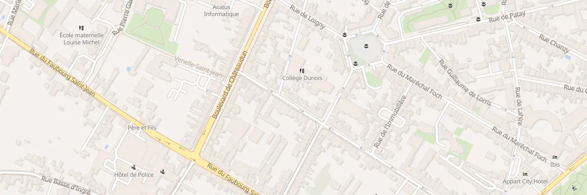 Plan du 74 Rue Xaintrailles à Orléans
