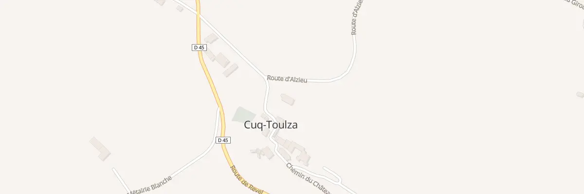 Plan du 1 Che du Château à Cuq-Toulza