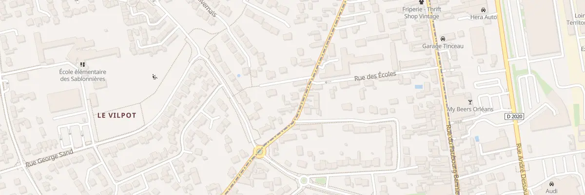 Plan du 36 Rue des Aydes à Saran