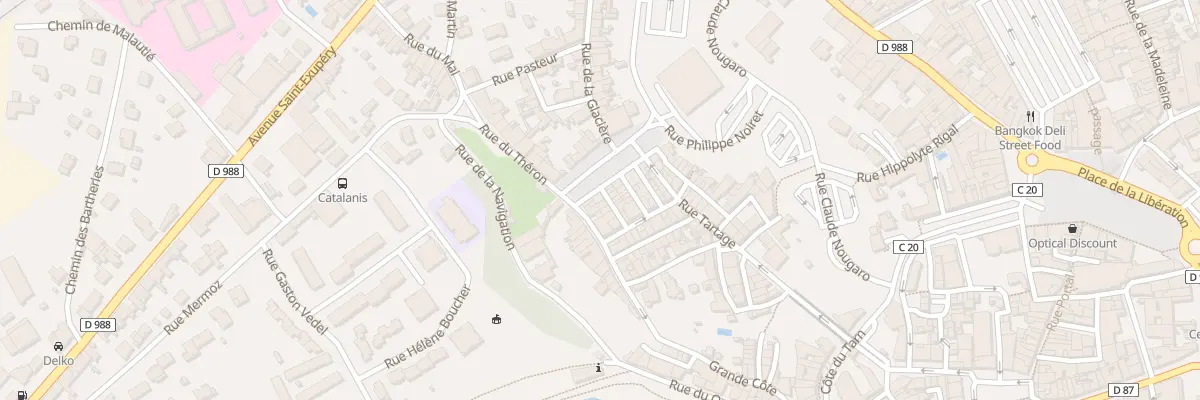 Plan du 7 Rue de l’Homps à Gaillac