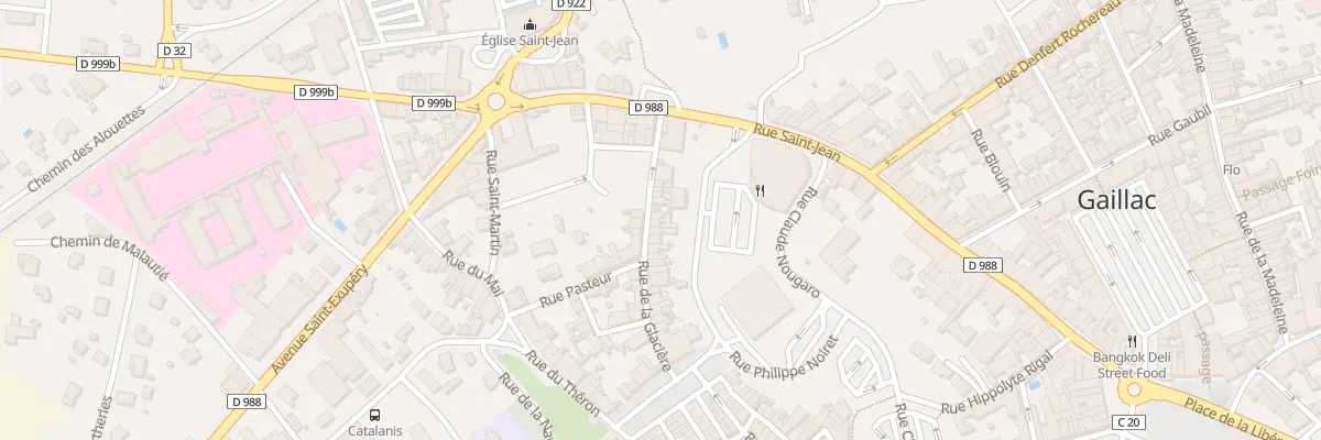 Plan du 36 Rue de la Glacière à Gaillac