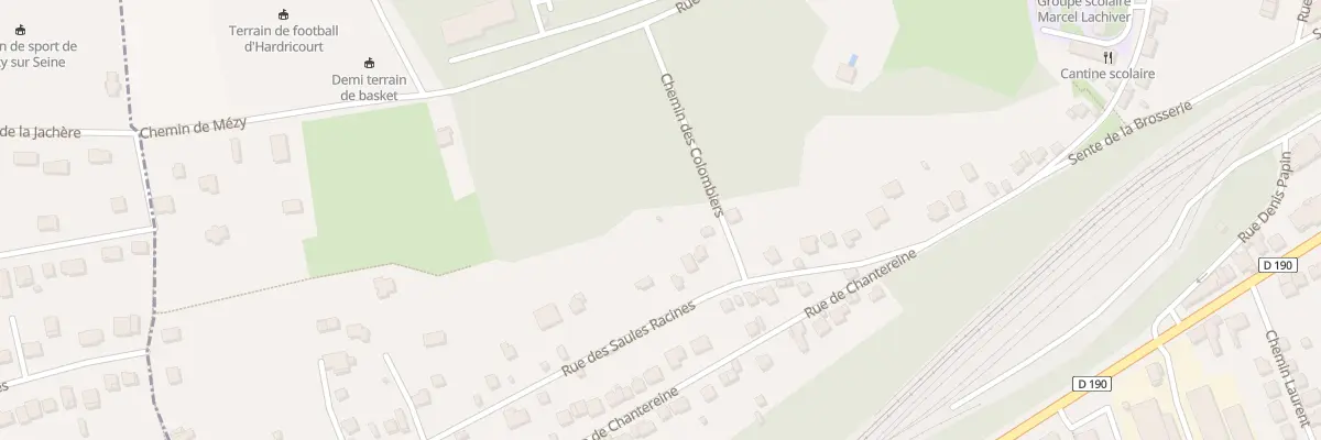 Plan du 20 Rue des Saules Racines à Hardricourt