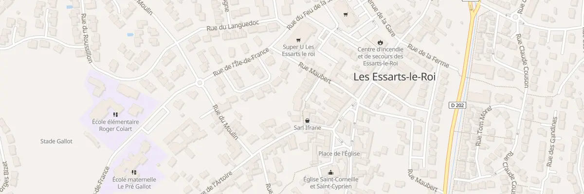 Plan du 12 Pas Denis Maugis aux Essarts-le-Roi
