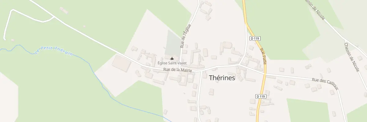 Plan du 2 Rue de l’Eglise à Thérines