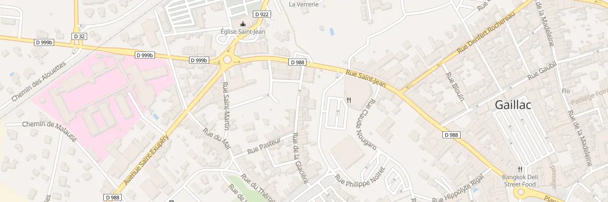 Plan du 44 Rue de la Glacière à Gaillac