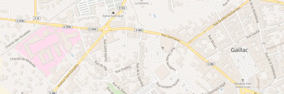 Plan du 46 Rue de la Glacière à Gaillac