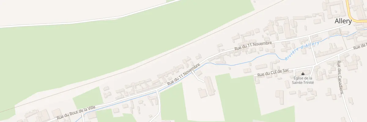 Plan du 324 Rue du Onze Novembre à Allery