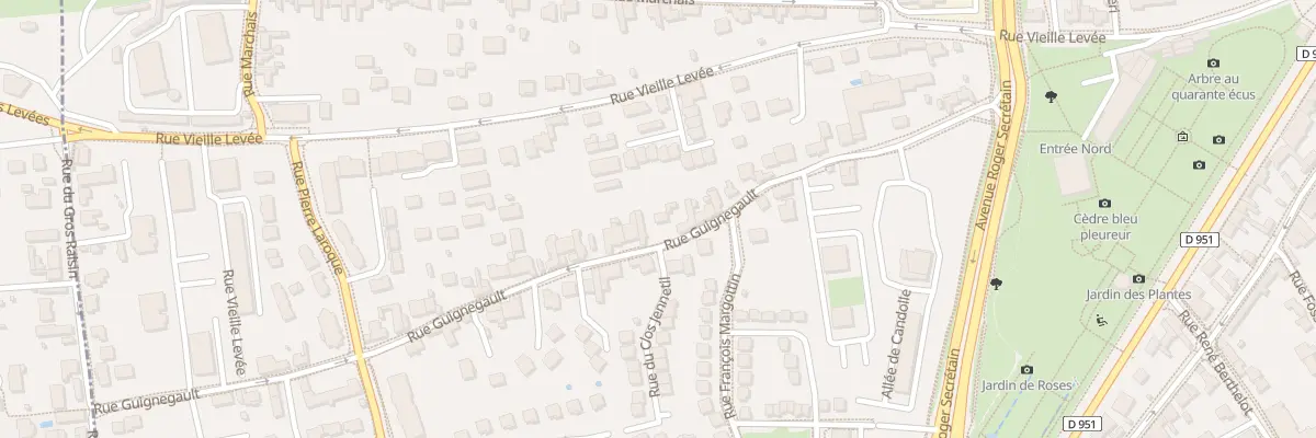 Plan du 32B Rue Guignegault à Orléans
