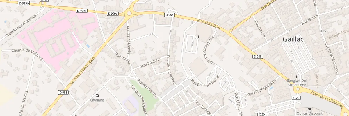 Plan du 24 Rue de la Glacière à Gaillac
