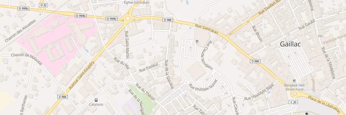 Plan du 30 Rue de la Glacière à Gaillac