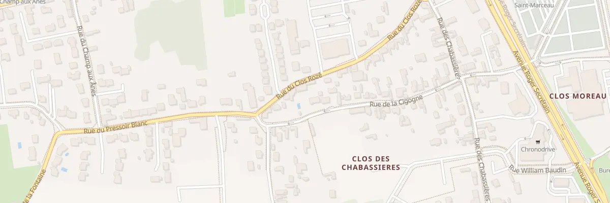 Plan du 35 Rue du Clos Rozé à Orléans