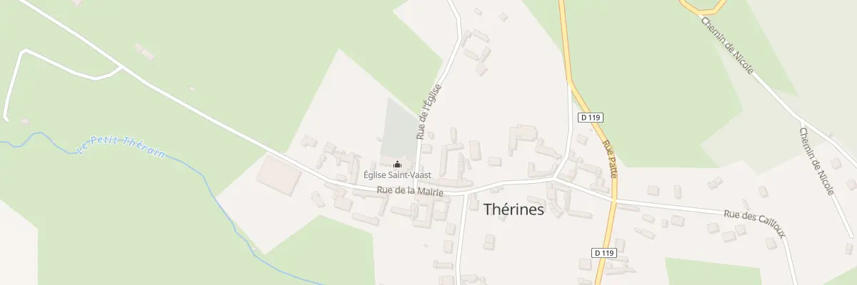 Plan du 4 Rue de l’Eglise à Thérines
