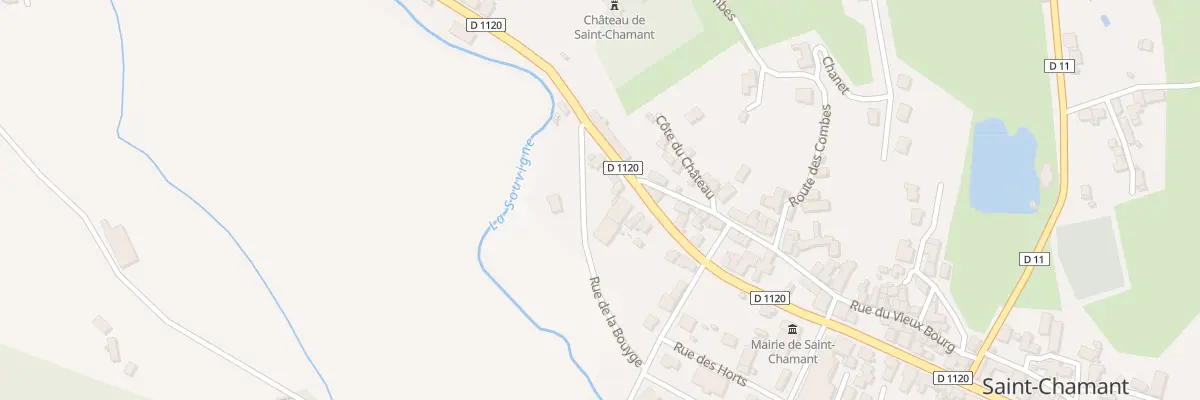 Plan du 25 Av de la Souvigne à Saint-Chamant
