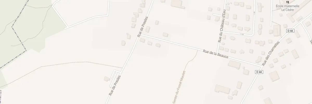 Plan du 327 Rue de la Beauce à Bouafle