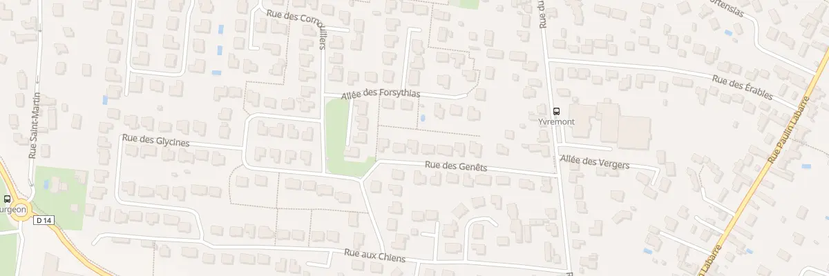 Plan du 170 Rue des Genêts à Olivet